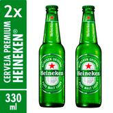 BRINDE 2x Unidades Heineken 330ml